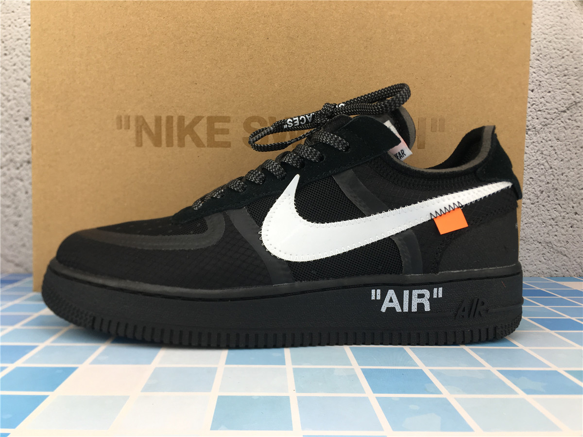 Off-White x Air Force 1 Low 'Black' AO4606 001